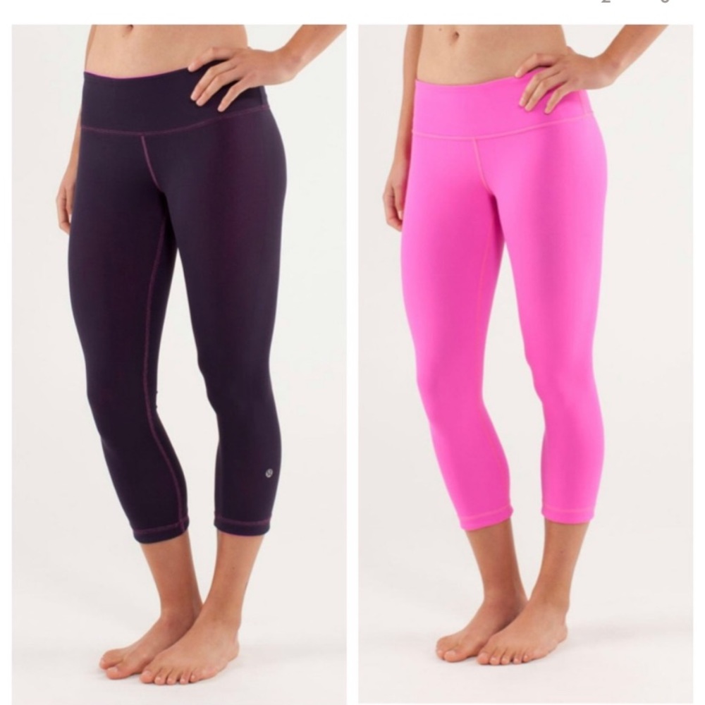 Lululemon reversible wunder under cropped leggings 4